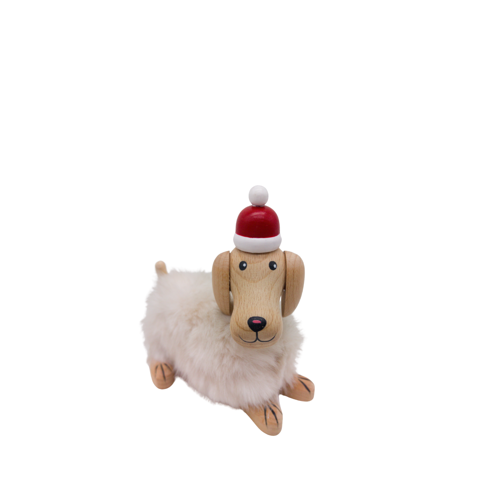 Hund mit/ohne Weihnachtsmütze